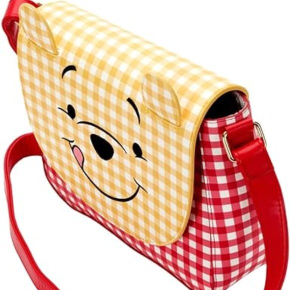 LOUNGEFLY Winnie the Pooh Gingham Crossbody Bag - Picture 5 of 14